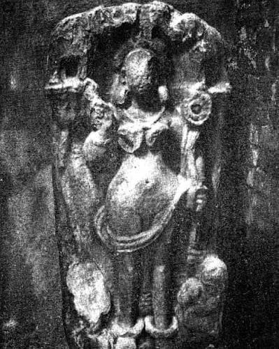 The Stone Statue of Gajalaxmi from The 2nd century